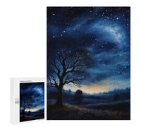 Puzzle Per Adolescenti 500 PCS Night Sky with Stars Puzzle Per Adolescenti Giocattoli Fai Da Te Vacanze A Casa Passatempo Divertimento Attività A Casa, 500 PCS