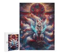 Puzzle Per Adolescenti 500 PCS Nine-Tailed Fox Spirit Puzzle Per Adolescenti Sfida Difficile Allena La Tua Mente E Le Tue Mani Rompicapo Giochi Per Famiglie 500 PCS