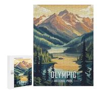Puzzle Per Adolescenti 500 PCS Olympic National Park Puzzle Per Adulti Gioco Rompicapo Assemblaggio Di Modelli Interazione Genitore-figlio 500 PCS
