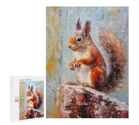 Puzzle Per Adolescenti 500 PCS Palette Squirrel Painting Puzzle, Gioco Rompicapo, Regalo Di Compleanno, Attività Divertenti Da Fare A Casa, 500 PCS
