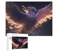 Puzzle Per Adolescenti 500 PCS Phoenix Rising Mythical Bird Art Puzzle Divertenti Da Assemblare, Modelli, Regali Unici Per Compleanno E Natale 500 PCS