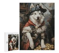 Puzzle Per Adolescenti 500 PCS Pirate Dog Treasure Chest-108 Puzzle Per Adolescenti Corsa Di Velocità Manuale Difficile E Impegnativo Gioco Divertente Per Tutta La Famiglia 500 PCS