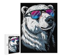Puzzle Per Adolescenti 500 PCS Polar Bear Colorful Puzzle Per Adulti Giochi Rilassanti Decorazione Da Parete Ottimo Regalo Per I Giocatori 500 PCS