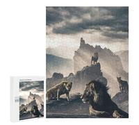 Puzzle Per Adolescenti 500 PCS Pride Rock Puzzle Per Adulti Giocattolo Decorazione Da Parete Vacanza A Casa Passatempo Per Compleanno, Natale 500 PCS