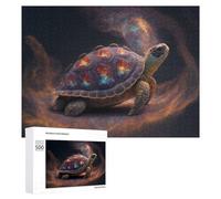 Puzzle Per Adolescenti 500 PCS Puzzle Galactic Turtle in Space -1 Puzzle Per Adulti Giocattoli Antistress Sfida Difficile Regali Unici Per Compleanno 500 PCS