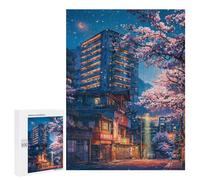 Puzzle per Adolescenti 500 PCS Quando The Sakura Bloom Puzzle per Adulti Giochi Rilassanti Sfida Difficile Sfida Educativa 500 PCS