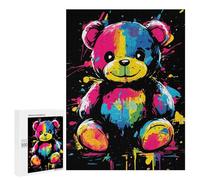 Puzzle Per Adolescenti 500 PCS Rainbow Teddy Bear Puzzle Per Adulti, Gioco Rompicapo, Decorazione Perfetta, Divertimento A Casa, Attività, 500 PCS