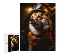 Puzzle Per Adolescenti 500 PCS Shiba Miner Puzzle Per Adulti Giochi Rilassanti Sfida Difficile Attività Divertenti A Casa 500 PCS