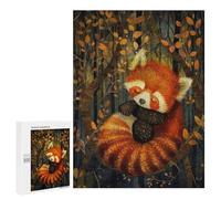 Puzzle Per Adolescenti 500 PCS Sleeping Red Panda Puzzle Per Adolescenti Giochi Rilassanti Assemblaggio Di Modelli Regali Unici Per Compleanno E Natale 500 PCS