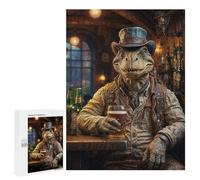 Puzzle Per Adolescenti 500 PCS Steampunk Craft Beer Dino Puzzle Per Adulti Giochi Rilassanti Assemblaggio Di Modelli Interazione Genitore-figlio 500 PCS