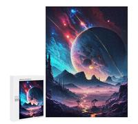 Puzzle per Adolescenti 500 PCS Stellar Galaxy Planet Puzzle per Adulti Giocattoli Antistress per Divertimento Familiare Interazione Tra Genitori E Figli 500 PCS