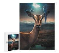 Puzzle Per Adolescenti 500 PCS The Antelope And Birds Puzzle Giochi Rilassanti Decorazione Per La Casa Regali Unici Per Compleanno 500 PCS