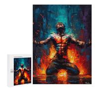 Puzzle Per Adolescenti 500 PCS The Inner Fire - Abstract Expressionist Art Puzzle Per Adulti Antistress Giocattoli Migliorano La Memoria Difficili E Stimolanti 500 PCS