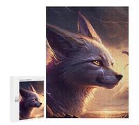Puzzle Per Adolescenti 500 PCS Thundering Fox Epic Fantasy Artwork Puzzle Per Adulti Giocattolo Decorazione Da Parete Vacanza A Casa Passatempo Per Compleanno, Natale 500 PCS