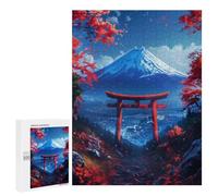Puzzle per Adolescenti 500 PCS Torii Gate Fuji Mount Puzzle per Adulti Giochi Rilassanti Ma Divertenti E Umoristici 500 PCS