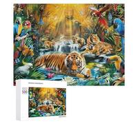 Puzzle Per Adolescenti 500 PCS Tropical Jungle Paradise Puzzle Divertenti Da Assemblare, Modelli, Regali Unici Per Compleanno E Natale 500 PCS
