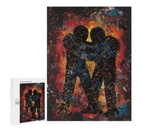 Puzzle Per Adolescenti 500 PCS Unity in Chaos Contemporary Expressionist Artwork Puzzle Per Adolescenti Giocattoli Fai Da Te Vacanze A Casa Passatempo Divertimento Attività A Casa, 500 PCS