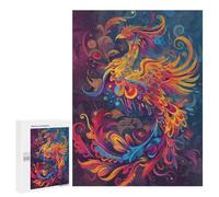 Puzzle Per Adolescenti 500 PCS Whimsical Phoenix Puzzle Per Adulti Giochi Rilassanti Per Divertimento in Famiglia Regali Di Natale E Compleanno 500 PCS