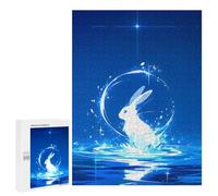 Puzzle Per Adolescenti 500 PCS White Celestial Rabbit Puzzle Per Adolescenti Giochi Rilassanti Assemblaggio Di Modelli Regali Unici Per Compleanno E Natale 500 PCS