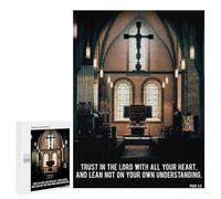 Puzzle per adolescenti 500 pezzi Christian Quote of Bible 6 puzzle per adulti - giochi rilassanti che sono divertenti e umoristici, 500 pezzi
