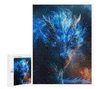 Puzzle per adolescenti, 500 pezzi, Elder Dragon Blue Eyes, puzzle per adulti, giocattoli da parete, vacanze, casa, passatempo, antistress, 500 pezzi