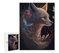 Puzzle Per Adolescenti 500 Pezzi Enchanted Forest Fox Puzzles Per Adulti Pratico Gioco Per Migliorare la Memoria Attività Divertenti Per La Casa 500 PCS