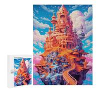 Puzzle per adolescenti 500 pezzi Fantasy Castle Skyward -4 puzzle per adulti giochi di relax difficili sfida regali di compleanno unici 500 pezzi
