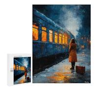 Puzzle per adolescenti, 500 pezzi Last Train - A Pause Before The Goodbye Puzzles per adulti, gioco manuale anti-stress, regali unici per compleanno e Natale, 500 pezzi