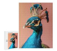 Puzzle per adolescenti, 500 pezzi, motivo: re pavone, gioco rompicapo, decorazione perfetta per attività domestiche, 500 pezzi