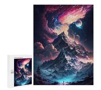 Puzzle per adolescenti, 500 pezzi, Mountain Nebula, Galaxy Puzzles per adulti, giocattoli da parete, vacanze, casa, passatempo, antistress, 500 pezzi