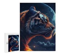 Puzzle per adolescenti 500 pezzi Mystic Tiger Moon Puzzle per adulti giochi di relax difficili sfida regali di compleanno unici 500 pezzi