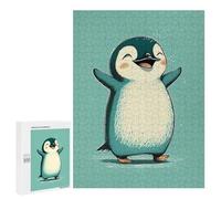 Puzzle per adolescenti 500 pezzi Penguin Happy Puzzle per adulti, gioco di pensiero, decorazione perfetta, divertimento per attività a casa, 500 pezzi
