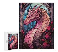 Puzzle per adolescenti, 500 pezzi, Rose Valtaria, Pink Dragon Puzzles per adulti, giochi di rilassamento, modello, interazione genitore-figlio, 500 pezzi