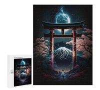Puzzle per adolescenti 500 pezzi Torii Gate to Mount Fuji -1 puzzle per adulti gioco di famiglia compleanno interazione genitore-figlio 500 pezzi