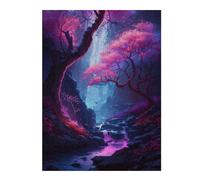Puzzle per adolescenti, 52 x 38 cm, 1000 pezzi, rosa ciliegia, per adulti, gioco di pensiero, regalo di compleanno per ridurre lo stress, 52 x 38 cm, 1000 pezzi
