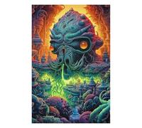 Puzzle Per Adolescenti 75x50cm/1000pcs Alien Cityscape Surreal Artwork Puzzle Per Adolescenti Sfida Difficile Allena La Tua Mente E Le Tue Mani Rompicapo Giochi Per Famiglie 75x50cm/1000pcs