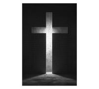 Puzzle Per Adolescenti 75x50cm/1000pcs Illuminated Christian Cross Puzzle Per Adulti Giochi Per Famiglie Per Divertimento in Famiglia, Ideali Come Regali Per Tutta La Famiglia 75x50cm/1000pcs