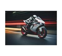 Puzzle Per Adolescenti 75x50cm/1000pcs Racing Motorcycle Speed Blur Puzzle Per Adolescenti Giocattoli Antistress Migliorano La Memoria È Ideale Come Regalo 75x50cm/1000pcs
