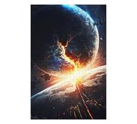 Puzzle Per Adolescenti 75x50cm/1000pcs Shattered Solar System Puzzle Per Adulti Giocattoli Antistress Vacanze A Casa Divertimento A Casa Attività, 75x50cm/1000pcs
