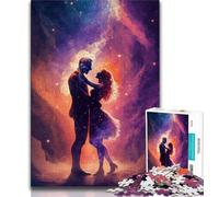 Puzzle per adolescenti A Galactic Dance Puzzle per adolescenti giocattoli per l'intrattenimento della famiglia con poster abbinato e foglio di quiz 75x50cm