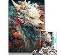 Puzzle per adolescenti, animali, draghi colorati, 1000 pezzi, per adulti, giocattoli, giochi educativi, antistress, fantastici regali e giocattoli, 26x38cm