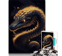 Puzzle per adolescenti, animali e serpenti, puzzle per adulti, decorazione artistica da parete e idea regalo di compleanno per amici, ufficio a casa (dimensioni 75x50cm)