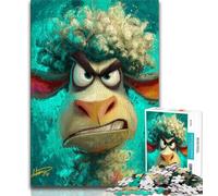 Puzzle per adolescenti animali pecore puzzle per adulti 1000 pezzi giocattolo educativo intellettuale decomprimente regali di Babbo Natale segreto (38x26cm)