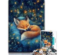 Puzzle per adolescenti animali volpe puzzle da 1000 pezzi regali per adolescenti regali di compleanno unici per ragazzi dai 14 anni (50x75cm)