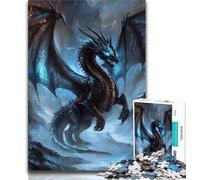 Puzzle per adolescenti Anime Dragon Puzzle da 1000 pezzi antistress per trascorrere il tempo in casa migliora l'amore tra coppie 75x50cm