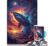 Puzzle per adolescenti Anime Sharks Puzzle per adolescenti 1000 pezzi allena il tuo cervello e le tue mani regalo di compleanno regali (26x38cm)