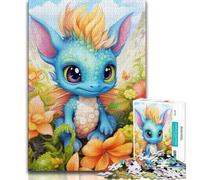 Puzzle per adolescenti Art Dragon Baby Puzzle da 1000 pezzi antistress per trascorrere il tempo in casa per migliorare l'amore tra coppie 38x26cm