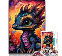 Puzzle per adolescenti Art Dragon Baby Puzzle per adolescenti 1000 pezzi, design vivace e unico, esperienza di puzzle rilassante e stimolante 26x38cm