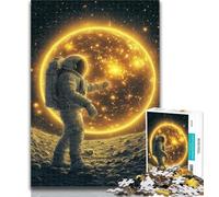 Puzzle per adolescenti Astronauta nello spazio Puzzle per adolescenti, per gioco educativo Sfida Giocattolo Offerta come regalo per tutta la famiglia 26x38cm