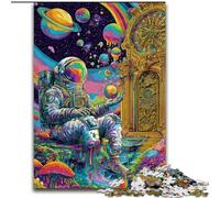 Puzzle per adolescenti Astronauta psichedelico, per età 14 e oltre Ogni pezzo è unico - Gioco divertente e stimolante per tutta la famiglia Ottimo regalo (dimensioni 50x75cm)